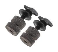 VICASKY 2ensemble Support De Cymbale Plastique Avec Manchons Feutre Et Écrou à Ailes Accessoires De Batterie Pour Kit Percussion