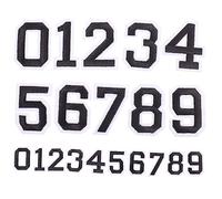 VICASKY 2ensembles Autocollants Numérotés Auto-adhésifs Pour Vêtements Lot Pour T-shirts De Football Personnalisez Vos Tenues Chiffres Pour Et Décoration