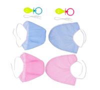 VICASKY 2ensembles Déguisement Adulte Cosplay Avec Bonnet Bavoir Et Tétine Oversized Costume Halloween Humoristique Accessoires Pour Fêtes Et Événements Bleu Et Rouge