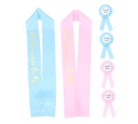 VICASKY 2ensembles Écharpe Pour Shower Badge Futur Papa Décoration Shower Écharpe Broche