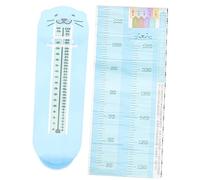 VICASKY 2ensembles Mesureur De Pied Et Autocollant De Hauteur Pour Garçon Fille Kit Décoratif Sécurisé Avec Graphismes Cartoon Pour Chambre Garçon Fille