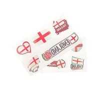 VICASKY 2feuilles Autocollants De Temporaires De Football Pour Décorations Événementielles Fête Avec Designs Patriotiques Pour Rassemblements Et Festivals