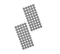 VICASKY 2feuilles Marqueurs Réfléchissantes Et Résistantes Aux Déchirures Autocollants pour Numérisation De Référence pour Film Réfléchissant Points De Repère