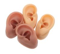 VICASKY 2paire Modèle Oreille Silicone Souple Faux Oreilles Flexibles Pour Formation Et Présentation De Bijoux Mannequin Anatomie De Humaine