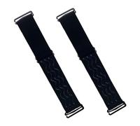 VICASKY 2pcs Bandeaux Élastiques pour Perruques Noirs, Réglables Boucle et Silicone Antidérapant, Confortable à Porter, Accessoires Pratiques pour Fixation de Postiche