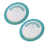 VICASKY 2pcs Roue de Suivi de L'imc et Outil de Gestion du Régime Alimentaire en Plastique, Facile à Lire, Moderne et Pratique, pour Gym et Établissements Médicaux