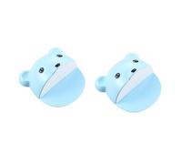 VICASKY 2pièces Antidérapant Sécurité Meubles Kit De Protection Pour Garçon Fille Et Animaux Verrou Anti-basculement Ours Cartoon Bleu Avec Sangles Réglables Pour Armoires Et Meubles
