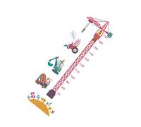 VICASKY 2pièces Autocollants Muraux De Pour Garçon Fille Stickers Tour Cartoon Toise Pour Décoration Chambre Pratique Et