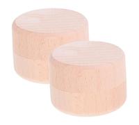 VICASKY 2pièces Boîte à Dents De Lait Pour Contenant Boîtes Bois Pour Stocker Les Premières Dents Cheveux De Cadeau De Naissance