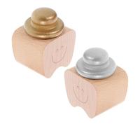 VICASKY 2pièces Boîte à Dents De Lait Pour Garçon Fille Boîte De Rangement Adorable Bois Pour Souvenir De Dents Perdues Coffret Pratique Et Sentimental Pour Garçons Et Filles