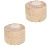 VICASKY 2pièces Boîte à Souvenirs Bois Pour Cheveux De Coffret De Première Coupe Rangement Pratique Et Élégant Pour Mémoires Enfance