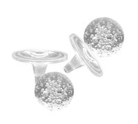 VICASKY 2pièces Boule Cascade Intérieur Verre avec Support Boule De Fontaine Décorative Sphère pour Décoration Intérieure
