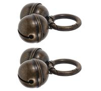 VICASKY 2pièces Breloque Laiton pour Collier de Chat Clochette avec Clip à Ressort Accessoire de Décoration pour Collier Animal de Compagnie Petite Clochette pour Suivi et Apprentissage