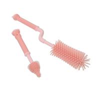 VICASKY 2pièces Brosse De Nettoyage Pour Biberon Avec Manche Plastique Brosse à Biberon Souple Et Convient Aux Tétines Et Contenants