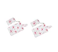 VICASKY 2pièces Couverture Allaitement Coton Avec De Rangement Écharpe De Nourrissage Pour Mères Extérieur Motif Flamant