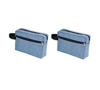 VICASKY 2pièces De Voyage Multifonctionnel Trousse De Toilette Portable Oxford Pochette De Rangement pour Cosmétiques pour Voyages Bain Céleste