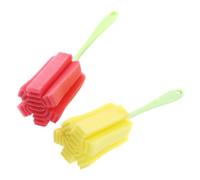 VICASKY 2pièces Goupillon pour Nettoyer Bouteilles Eau Brosse de Nettoyage pour Biberons et Tasses Éponge Élastique Ultra-douce Couleur Aléatoire