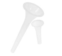 VICASKY 2pièces Kit de Entonnoirs Plastique pour Bourrage de Saucisses Accessoires Réutilisables pour Hachoir à Viande Électrique Tube à Saucisse Allongé Pratique pour Cuisine Maison