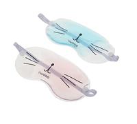 VICASKY 2pièces Masques De Sommeil Rafraîchissants Avec Poche Froide Réutilisable Cache-yeux Bloque-lumière Pour Détente Et Soulagement Des Yeux Fatigués Confort Doux Et Respirant