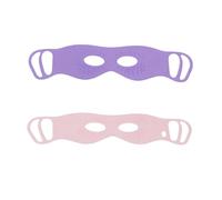 VICASKY 2pièces Masseur Oculaire Silicone Masque Double Face pour Usage Domestique Accessoire de Massage pour Yeux