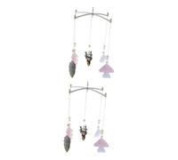 VICASKY 2pièces Mobile Feutre Avec Carillons Pour Décoration De Berceau Jouet Suspendu Pour Chambre Et Poussette Pour Événements Comme Noël Et Fête