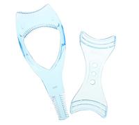 VICASKY 2pièces Outil Maquillage Cils Avec Guide Mascara Et Pochoir Eye-liner Brosse Spoolie Pour Application Précise Et Protection Les Bavures Accessoire Maquillage Quotidien Et Professio