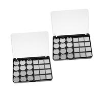 VICASKY 2pièces Palette à Fard à Paupières Magnétique Vide Organisateur De Maquillage Pratique Diy Pour Créer Vos Combinaisons