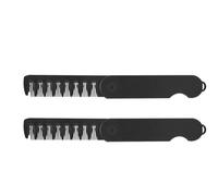 VICASKY 2pièces Peigne à Dents Larges Lot Pour Homme Et Femme Outil De Coiffure Portable Pour Cheveux Gras Format De Poche Voyage