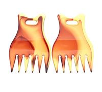 VICASKY 2pièces Peigne de Coiffage à Dents Larges avec Huile pour Cheveux Lot pour Utilisation Salon