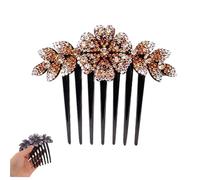 VICASKY 2pièces Peignes à Cheveux Latéraux Accessoires Chignon Pour Femme Barrettes Peigne Décoratif Pour Mariage Et Coiffure Quotidienne