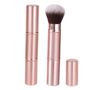 VICASKY 2pièces Pinceau Maquillage Double Extrémité Avec Capuchon Outil Cosmétique Portable Pour Fond De Teint Et Blush Pinceau Pour Fard à Paupières Et Poudre Rétractable