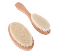 VICASKY 2pièces Plumeau et Brosse à Cheveux pour Coupe de Barbier Outil de Coiffure pour Salon Poudre pour Cheveux Coupe de Barbier