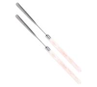 VICASKY 2pièces Spatule Métallique Pour Maquillage Outil De Pour Fond De Teint Et Pour Artistes Et De