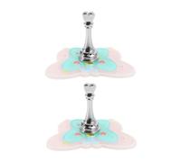 VICASKY 2pièces Stand De Pour Ongles Acrylique Double Couche Forme De Pour Pratique De Nail Art Et Affichage Ongles