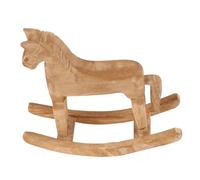 VICASKY 2pièces Statue de Cheval Bois Décorative Figurine de Bureau Unique Ornement de Table Stylé