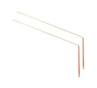 VICASKY 2pièces Tiges Radiesthésie Cuivre pour Chasse Fantômes Détection Eau Or Localisation Précise Bâtons Polyvalents