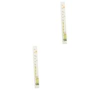 VICASKY 2pièces Toise Murale Autocollante Règle De Croissance Dinosaure Amovible Pour Décoration Murale Éducative Et Pratique