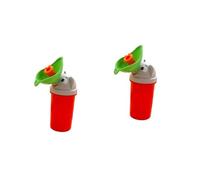 VICASKY 2pièces Urinoir Portable Pour Garçon Fille Potty Urinal De Secours Pour Voyage Voiture Design Adorable Fille Rouge Léger Et Compact Pour Garçon Fille Et Garçon Fille