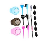 VICASKY 3 ensembles Kit de Coloration Cheveux Outils pour Teinture avec Pinceaux Peignes et Bols Mélangeurs Kit Cheveux Femme pour Salon et Usage Personnel Accessoires pour Coloration et