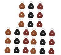 VICASKY 3 Ensembles Sac De Rangement pour Médiators De Guitare PU avec Clés De Noires Pouch Pratique Et Durable pour Stockage des Plectres 9 Pièces * 3