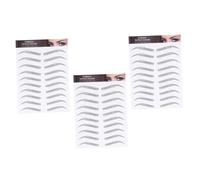 VICASKY 3 Feuilles Stickers Sourcils Imperméables Imitation Naturelle Réutilisables pour Sourcils et Pleins