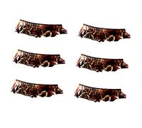 VICASKY 3 Paires Faux Cils Colorés Plumes pour Danse et Fête Accessoire Éblouissant pour Halloween et Événements Spéciaux
