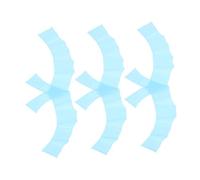 VICASKY 3 Paires Pagaies de Natation en Silicone Palmées Courbées pour Entraînement et Plongée Aides Flexibles pour Débutants et Nageurs Confirmés Équipement Natation Bleu Lake