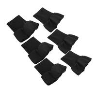 VICASKY 3 Paires Poignets Côtelés de Rechange pour Manches, Noir | Tricot sans Couture en Polyester, pour Veste et Sweat, Usage Sport, Automne Hiver, Confort Thermique