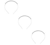 VICASKY 3 Pièces Bandeau Mariée Argenté avec Plein Accessoire Cheveux Femme et Élégant pour Mariage et Fête Unique pour Demoiselles et