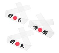VICASKY 3 Pièces Bandeaux Coton Élastique Accessoires Multifonctionnels Inspirés des Ninjas pour Arts Martiaux Compétitions et Entraînements