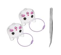 VICASKY 3 Pièces Boîte à Souvenirs Transparente pour Poils Animaux Porte-clés Commémoratif Portable avec Capsules de Collection de Poils de Chat Coffret Mémoire et Facile à Nettoyer