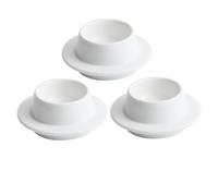 VICASKY 3 pièces Bol Céramique Petit pour Sauce Soja et Condiments Design Volcanique Bols à Tremper Polyvalents pour Maison Restaurant et Hôtel