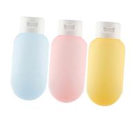 VICASKY 3 Pièces bouteille de lotion petit voyage crème hydratante Se maquiller vide bouteille de crème rechargeable bouteille d'embouteillage de cosmétiques bouteille de sous- pp