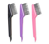 VICASKY 3 Pièces Brosse de nettoyage peignes retirer boule de poils coiffeur professionnel pour lavage faire dissolvant petit brosse anti-peluches outil de nettoyage de brosse à cheveux pp